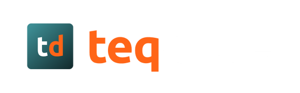 teqdude Logo mit Icon und Schriftzug